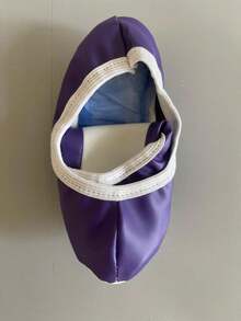 Zapatos de mujer con punta redonda, diseño suave y elástico, estilo ballet, adecuados para práctica de danza, interiores, calzado de entrenamiento. - Morado - Ver 4