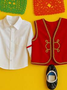 Zapatos de mujer fáciles de limpiar punta redonda cómodos estilo sencillo para hogar ballet - Negro - Ver 4