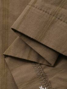 DAZY 复古花卉条纹宽松女士睡裤