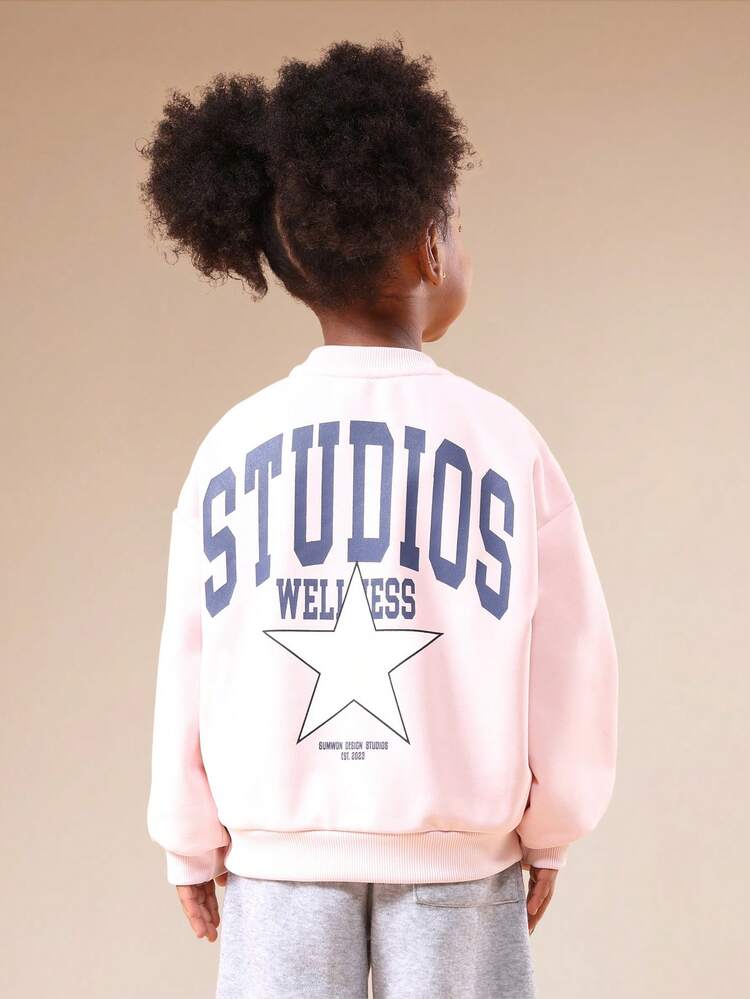 Studios クルーネック スウェットシャツ スタープリント