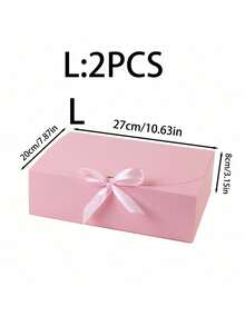 10 cái/5 cái/2 cái - Hộp quà màu hồng có nắp, Hộp quà có ruy băng cho hộp cầu hôn phù dâu, Hộp quà cho đám cưới, quà sinh nhật, tiệc tắm và các bữa tiệc khác, Quà tặng ngày lễ tình nhân, Ngày lễ tình nhân, Bao bì, Sinh nhật, Tự làm, HỘP đựng đồ làm đẹp - Hồng - Xem 19