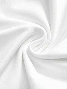 ROMWE Anime 动漫暗黑少女抹胸上衣，黑白配色，女款 - 白色 - 查看 4