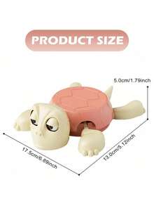 1pc Turtle Cup Holder, 3D Printed Turtle Coaster With Funny Expression, Open Eyed When Put A Glass On Back Mug Mat For Desk Drink Mat For Coffee And Glasses Home Decor And Kitchen Accessories For Living Room, Restaurant, Office Back To School Supplles Gifts - Multicolor - View 3