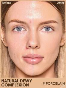 SHEGLAM Dew & Done Skin Tint With Spf20-Porcelain Brand Beauty Makeup Face Paint Cosmetic For Women Girls Perfect For Winter Ideal For Y2K Fancy Fashion Suitable For Birthday Christmas Gift Party Ready Best Color - Multicolor - View 2