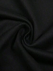 Camiseta de hombre de moda con estampado de letra de baloncesto, camiseta gráfica de talla grande para hombres - Negro - Ver 4