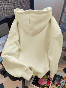 Women Sweatshirts - Apricot - View 2