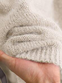 CosyJoli Pulover casual cu mânecă raglan, culoare solidă, mărime mare, pentru femei, toamnă/iarnă, vacanță de primăvară