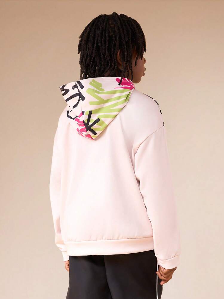 Graffiti Print Hoodie