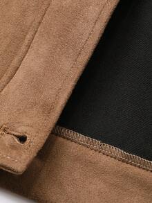 DAZY Women's Retro Commuter Jacket, Fashionable For Autumn Y2k - Brown - View 8