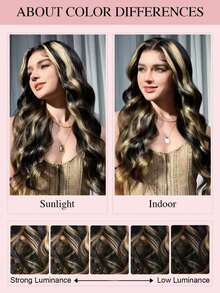 1B/27 渐变挑染蕾丝前假发，真人发，预先拔毛，6X5 蕾丝渐变波浪卷假发，无胶假发，女士真人发，18 英寸，180% 密度 - S1/22 - 查看 13