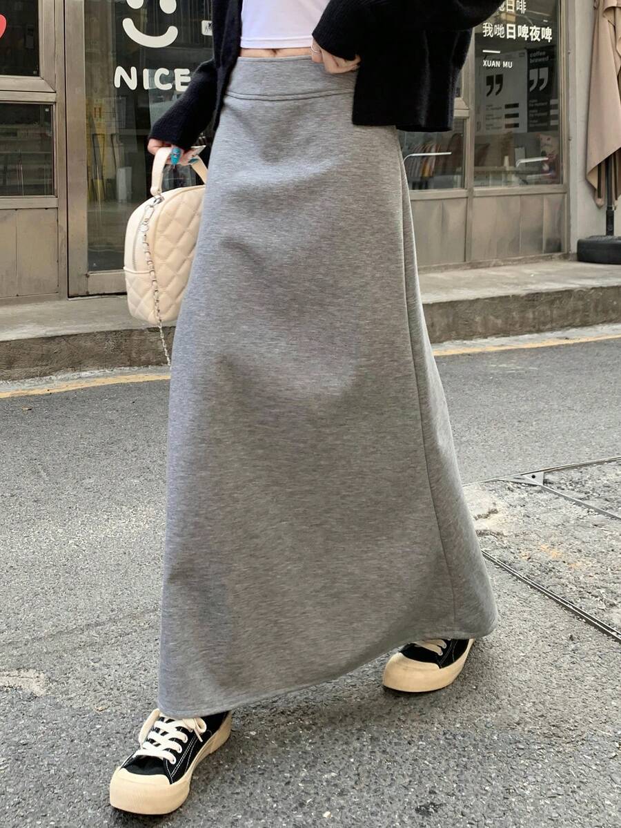 DAZY 女士休闲纯色长裙