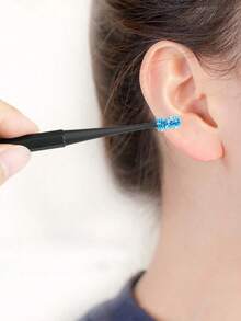 3PCS Spiral Double Headed Ear Cleaning Rod Silicone Brush Head, Portable Ear Cleaner,School,Back To School,Travel,Travel Essentials,Home Essentials,Ear Cleaner - Multicolor - View 2