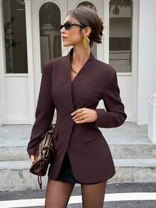 Siren Gaze Women's Fashion Double-Breasted Blazer Suit Women Suits Woman Suit Blazer Blazer Suits For Women Women's Brown Suit Casual For Women Suitable For Commuting, Old-Fashioned, And Formal Occasions Such As Business Casual, Work, And Teaching