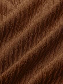 SOLERSUN Elegant Workwear Waist-Cinching Suit - Coffee Brown - View 4