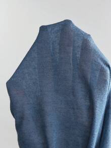 Ontre 女士宽松圆领二合一长袖T恤，都市通勤商务休闲风，秋冬季