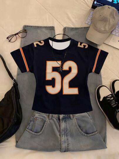 Glimmora Women's Sporty Fitted Short Sleeve T-Shirt