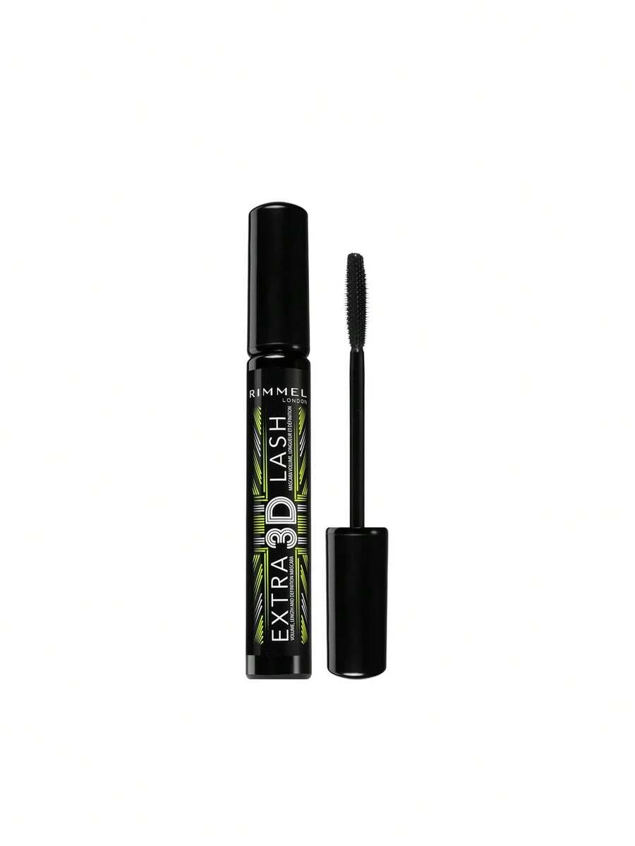 Rimmel Extra 3D Lash Mascara Black 10 Ml - 003 Extreme Black - View 1