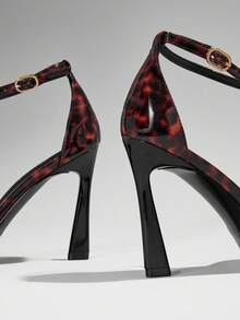 SHUZIA Top-Seller Women's Sexy Point Toe Ankle Strap Stiletto Heel Sandals For Christmas - Multicolor - View 6