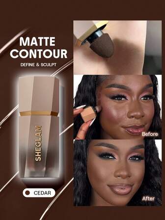 Sun Sculpt Liquid Contour-Cedar Contour Liquido Abbronzante Naturale Non Grasso A Lunga Durata Contouring Contour Leggero Marchio Bellezza Trucco Cosmetico Per Donne Ragazze Perfetto Per Autunno Inverno Ideale Per Y2K Elegante Moda Adatto Per Compleanno Natale Presente Festa Pronto Migliore Colore