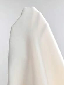 Ontre 女士浅杏色亚麻质感舒适弹力面料圆领插肩袖H字型设计，袖口收褶，胸衣拼接装饰，现代都市休闲商务通勤高品质机场服装，圆领T恤系列 - 杏色 - 查看 8