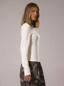 Musera Sport Sport Graphic Print Fitted Long Sleeve Top Padel Autumn Fall Winter Activewear Sport Gym Workout Explorer