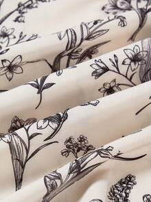 SHEIN MOD Romantic Spring Break Floral Print Cami Long Dress - Multicolor - View 4