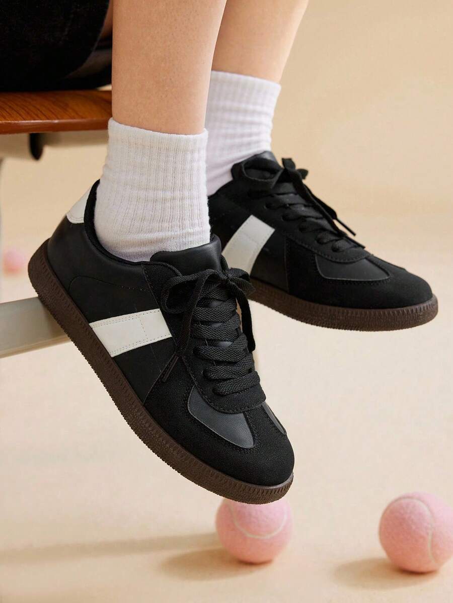 CUCCOO EASI Zapatillas minimalistas versátiles y de moda para mujer - Negro - Ver 1