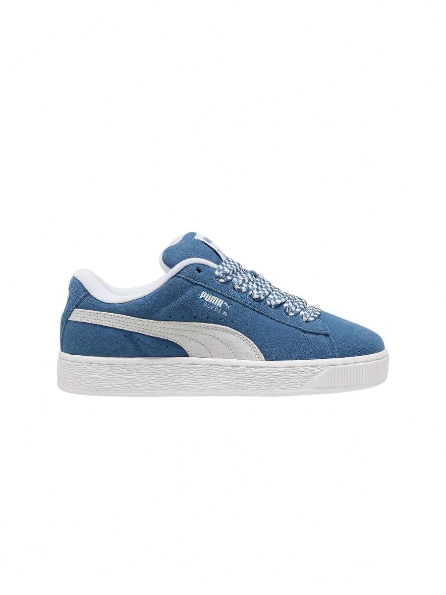 Puma Suede XL Lace Unisex Trainers Blue 398310-01 - Blu - Visualizzare 1