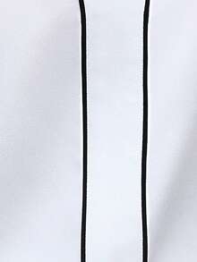 Editum Women'S Color Block Stripe Notch Collar Shirt Work Women Shirts,Long Sleeve Tops - Black and White - View 8