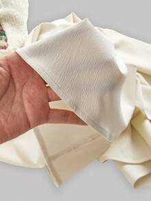 SHEIN MOD Vestido corto de encaje con escote de corazón, cintura con lazo frontal y mangas abullonadas para dama - Multicolor - Ver 5