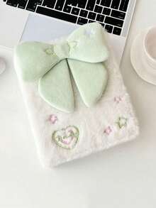 Original Ballet Style Bow Plush A6 Card Album Loose Leaf Inner Page Small Card Star Chasing Storage Card Album Back To School