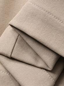 DAZY Women's Loose Casual Lace Patchwork Pants - Khaki - View 7