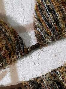 Swim Chiccia 女士泳衣两件套，性感优雅浪漫针织亮片挂脖系带泳装，女士度假装，女士精致优雅沙滩泳装套装 - 棕色 - 查看 8