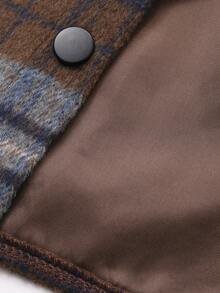 DAZY Tween Girls Plaid Long Sleeve Woven Jacket, Fall - Brown - View 8