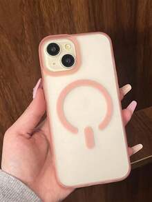 新款兼容苹果16Pro Max手机壳，多巴胺磨砂质感，兼容 17 Air 16手机壳，磁吸式高端手感，15Pro Niche 14网红款13超强防摔，12情侣款男女通用16Plus保护套 - 粉色 - 查看 11