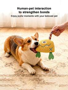 PETSIN Đồ chơi cho chó, Đồ chơi nhồi bông cho chó, Bền cho chó nhai và mọc răng, Tự giải trí, Thích hợp cho chó cỡ nhỏ đến trung bình, Đồ chơi cho thú cưng - Nhiều màu - Xem 5