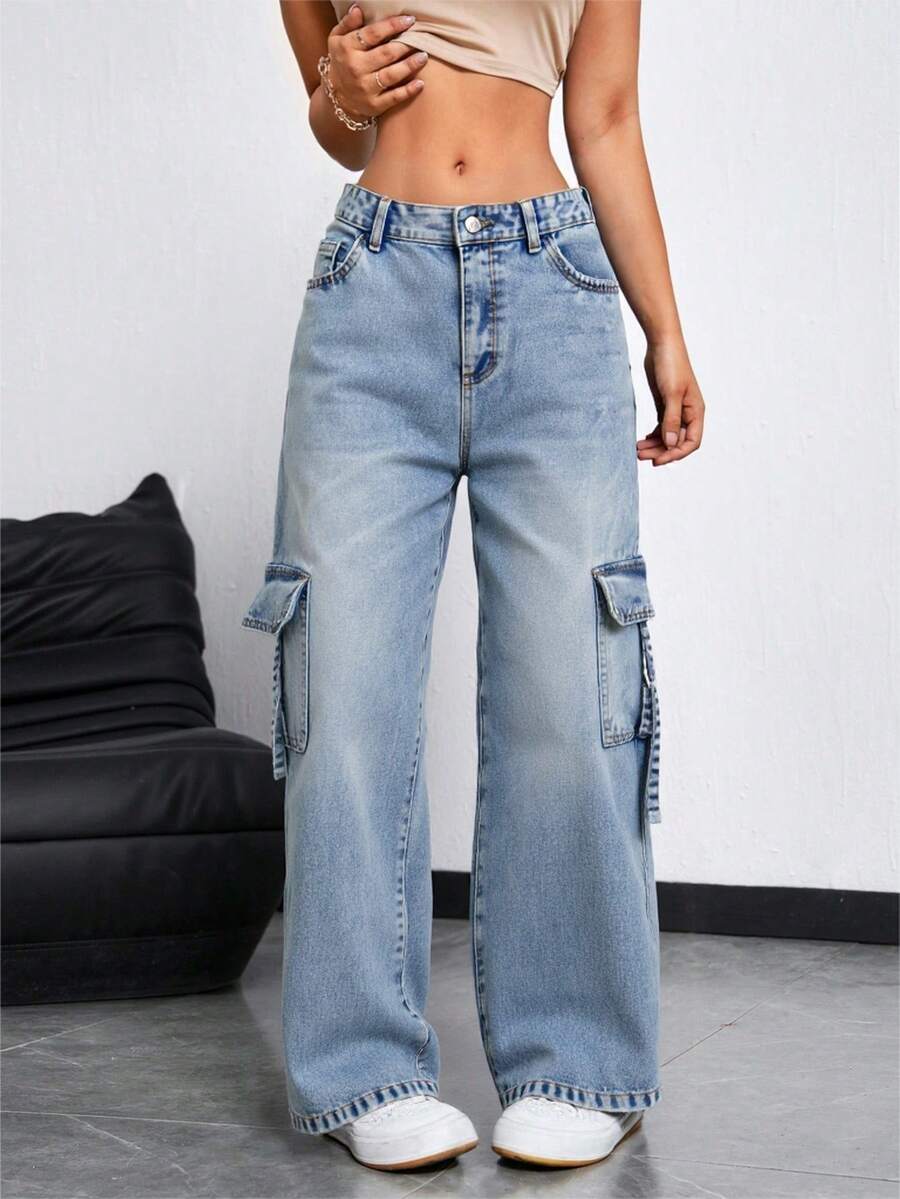 Women Jeans - Light blue - View 1