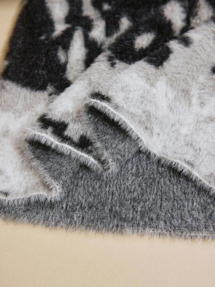 OMBRE FASHIONABLE LOOSE KNIT SWEATER