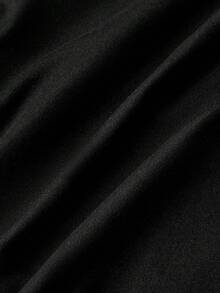 ROMWE Grunge Punk Plus Size Y2K Millennium Piano Keyboard Print Cropped Camisole Top - Black - View 5