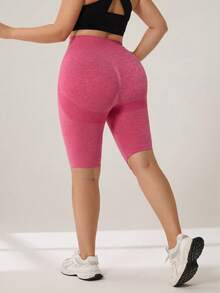 Auralis Quần short thể thao Bermuda Athleisure 3pac cỡ lớn dành cho nữ có thiết kế túi và kiểm soát bụng, quần short liền mạch dành cho nữ, quần short thun bó kiểm soát bụng, quần bó kiểm soát bụng, quần nỉ bó kiểm soát bụng - Nhiều màu - Xem 2