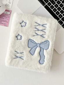 Original Ballet Style Bow Plush A6 Card Album Loose Leaf Inner Page Small Card Star Chasing Storage Card Album Back To School