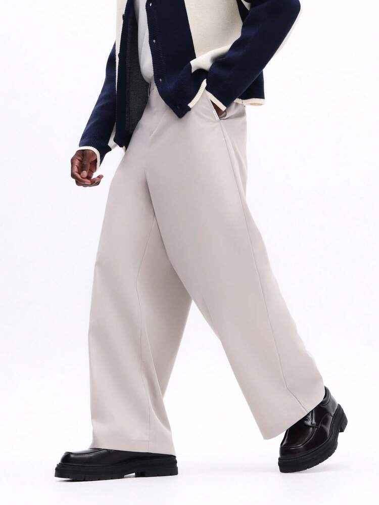 Wide Leg Barrel Fit Pants