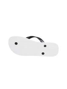 Havaianas Top Logomania 2 Unisex Flip Flops White And Black 4145741-3624 - White - View 4