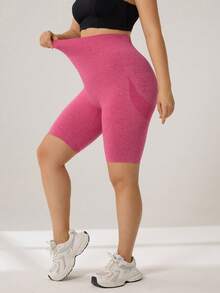 Auralis Quần short thể thao Bermuda Athleisure 3pac cỡ lớn dành cho nữ có thiết kế túi và kiểm soát bụng, quần short liền mạch dành cho nữ, quần short thun bó kiểm soát bụng, quần bó kiểm soát bụng, quần nỉ bó kiểm soát bụng - Nhiều màu - Xem 11