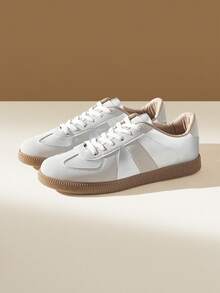 CUCCOO EASI 男士时尚百搭休闲简约日常运动鞋 - 銀色 - 查看 4