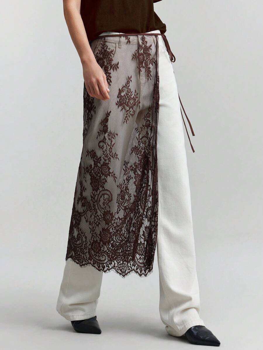 Ontre 2026春夏新款女士系带侧裙，时尚百搭，适合都市通勤、商务、休闲、派对、婚礼宾客等场合，尽显优雅气质。