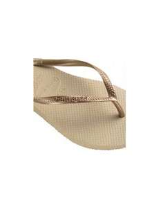 Havaianas Slim Women's Flip Flops Gold 4000030.2719 - Golden - View 3