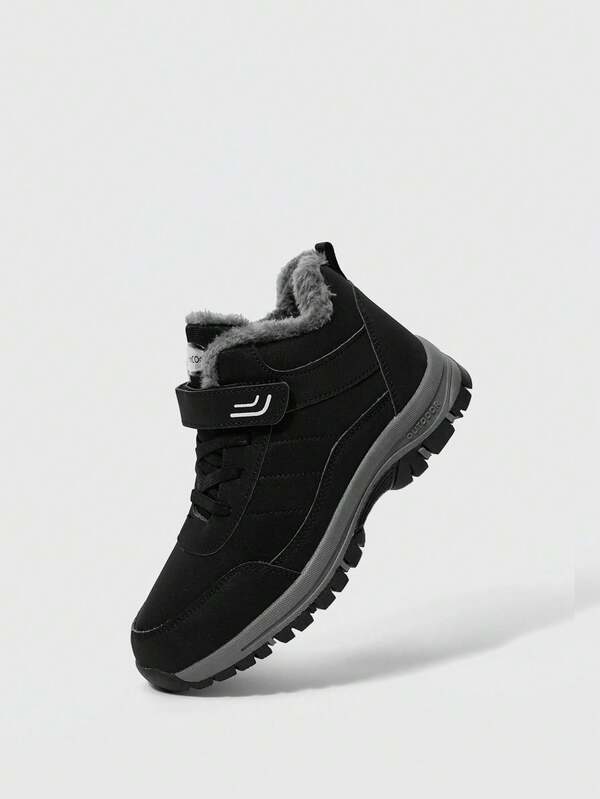 OUTDOORSY Women's Casual Versatile Fleece Snow Boots For Daily Wear For Christmas