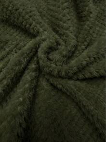 INAWLY 女士休闲保暖袋鼠口袋抽绳卫衣，秋冬款 - 軍綠色 - 查看 5