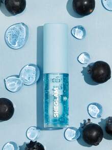 SHEGLAM Jelly Wow Hydrating Lip Oil--Blue Berry Moisturizing Clear Lip Gloss Plumping Non-Sticky Lip Care High Shine Finish Nourishing Blueberry Extract Liquid Lip Cosmetics  Lip Gloss Brand Beauty Makeup Face Paint Cosmetic For Women Girls Perfect For Winter Ideal For Y2K Fancy Fashion Suitable For Birthday Christmas Gift Party Ready Best Color
